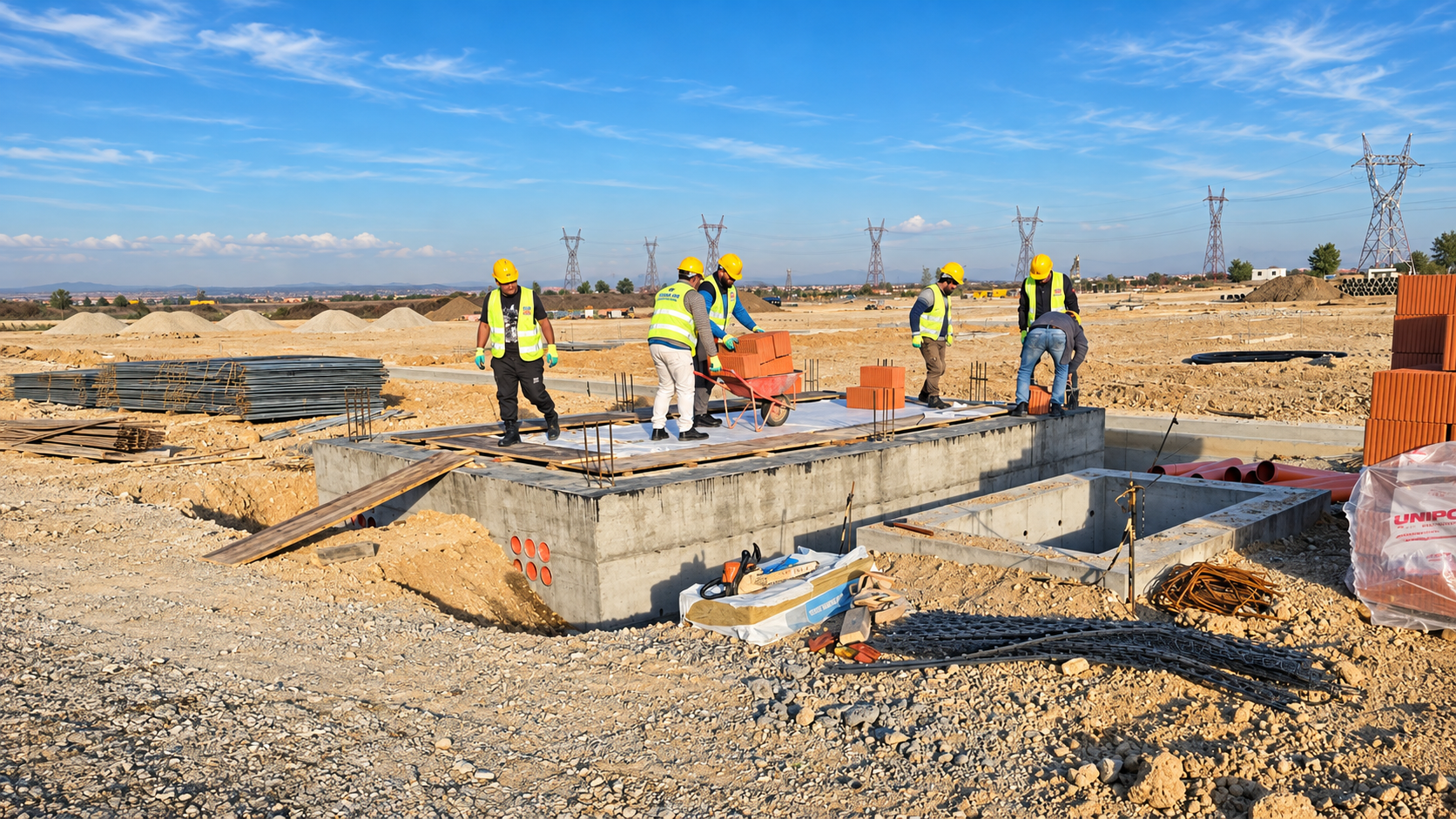 Ekipa Sigma CMS Construction na TS Beograd 50, AI obrađena fotografija